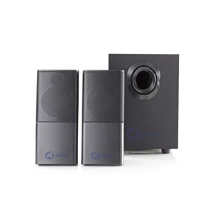 Nedis GSPR10021BK högtalarset 11 W Hem Svart 2.1-kan.