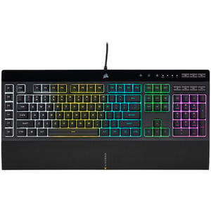 Corsair K55 RGB PRO klawiatura Gaming USB QWERTZ Niemiecki Czarny