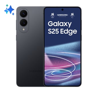 Samsung Galaxy S25 Edge 17 cm (6.7") Dual SIM Android 15 5G USB Type-C 12 GB 256 GB 3900 mAh Svart
