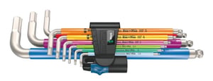 Wera 05022699001 Allen wrench L-shaped Allen wrench set, metric, 9-piece set