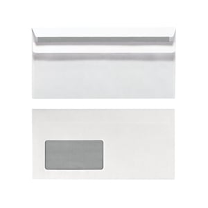Herlitz 764746 koperta DL (110 x 220 mm) Biały 100 szt.