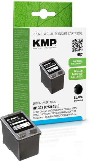 KMP H57 nabój z tuszem 1 szt. Czarny