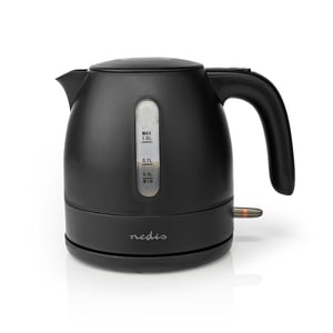 Nedis KAWK300EBK Electric Kettle, 1 L, 2150 W, Black