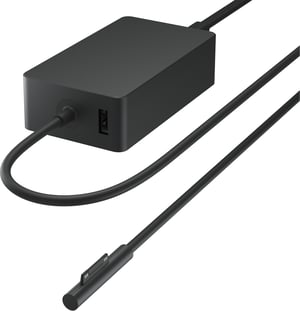 Microsoft Surface 65 W strömförsörjning för bärbar dator och surfplatta, svart, växelström, intern