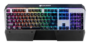 COUGAR CGR-WM4MB-ATR USB-Gaming-Tastatur QWERTZ Deutsch Schwarz, Silber