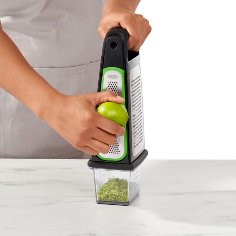 OXO Good Grips Kastenreibe Tarka płaska Czarny, Zielony, Stal nierdzewna
