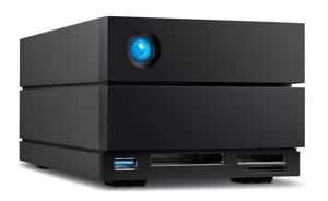 LaCie 2BIG DOCK diskmatris 16 TB Desktop Svart