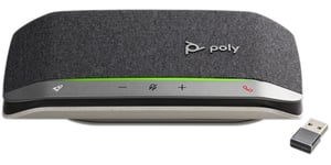 POLY sync 20 Konferenz-Telefon, Universal-Bluetooth, Schwarz, Silber