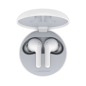 LG TONE Free FN4 True Wireless Stereo (TWS) hörlurar, in-ear, musik, Bluetooth, vit