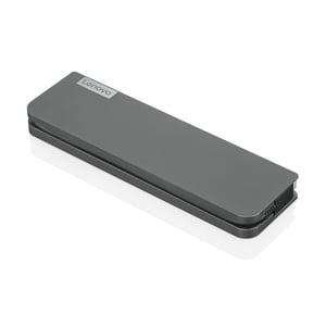 Lenovo USB-C Mini Dock, kabelgebunden, USB 3.2 Gen 1 (3.1 Gen 1), Typ C, grau