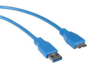Maclean MCTV-587 USB 3.2 Gen 1 (3.1 Gen 1) Cable, 1.5 m, USB-A to Micro-USB-B, 5 Gbit/s, Blue