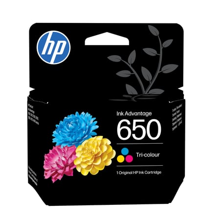 HP 650 oryginalny wkład atramentowy Ink Advantage trójkolorowy