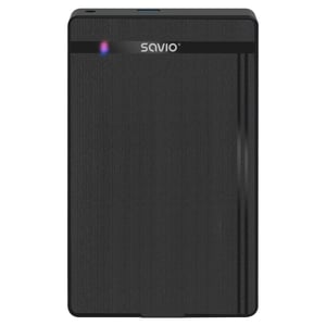 Savio AK-87 hölje för hårddiskar HDD/SSD-hölje Svart 2,5/3,5"