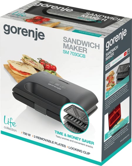 Gorenje SM703GCB 700 W Czarny