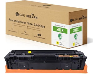 G&G GG-PH201XQNEFY kaseta z tonerem 1 szt. Zamiennik Żółty