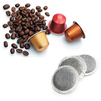Coffee capsules and sachets