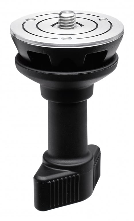 Manfrotto Short Half Ball 60mm Płyta głowicy statywu Czarny Aluminium