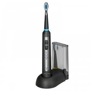 ProfiCare PC-EZS 3056 Electric Toothbrush for Adults, Vibrating Toothbrush, Black, Gray