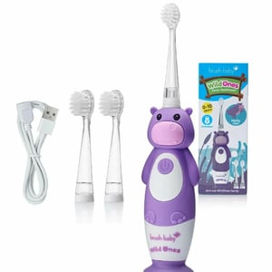 Brush-Baby BRB236 szczoteczka elektryczna Dziecko Różowy, Fioletowy, Biały