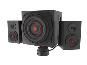 GENESIS Helium 610BT högtalarset 60 W Högtalarset enhet Svart, Röd 2.1-kan. Bluetooth