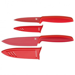 WMF 1879085100 Stainless Steel 4-Piece Chef's Knife Set