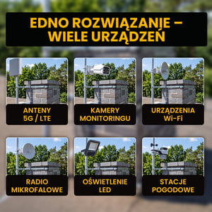 Extralink Uchwyt kominowy taśma 7m