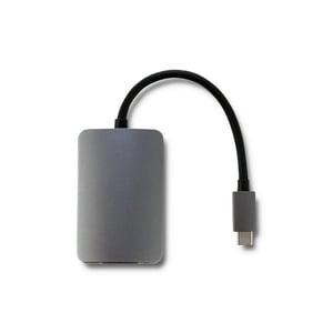 Qoltec 50380 zewnętrzna karta graficzna usb Szary