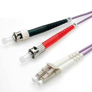 VALUE LC/ST OM4 10m kabel InfiniBand / światłowodowy Fioletowy