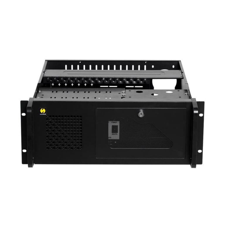 Netrack NP5105 zabezpieczenia & uchwyty komputerów Rack Czarny, Srebrny