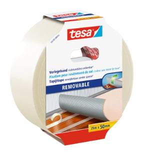 TESA 55735-00014-11 srebrna taśma klejąca Nadaje się do użytku w pomieszczeniach 25 m Polipropylen (PP) Biały
