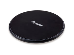 Equip 245501 Ladegerät für mobile Geräte, universell, schwarz, USB, kabelloses Laden, für den Innenbereich