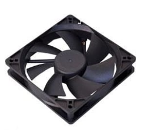 Akasa Black 12cm case fan Obudowa komputera Wentylator Czarny