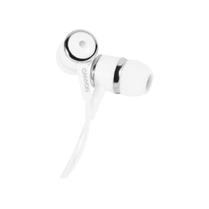 Canyon CNE-CEPM01W Kopfhörer/Headset, kabelgebunden, Musik, Weiß