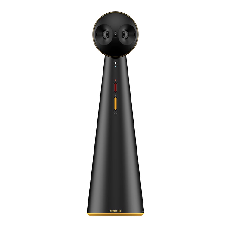 IPEVO KFT Konferenzkamera Totem 180 6.4MP Mikro schwarz Niebieski