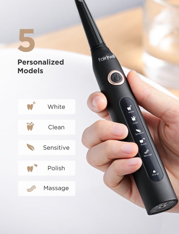 фото Електрична зубна щітка Fairywill D7 White (PRFW-507-WHITE)