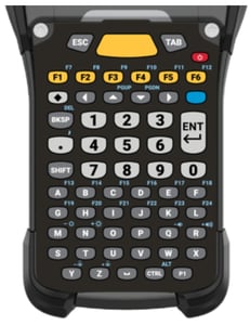 Zebra KYPD-MC9358ANR-01 tangentbord för mobila enheter, alfanumeriskt, engelska, svart, grått