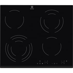 Electrolux EHF6343FOK Schwarz Einbau 60 cm Keramik 4 Kochzonen