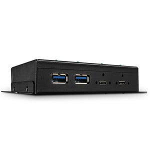 Lindy 43094 USB 3.2 Gen 2 (3.1 Gen 2) Type-C-Hubs und -Konzentratoren, 10000 Mbit/s, schwarz