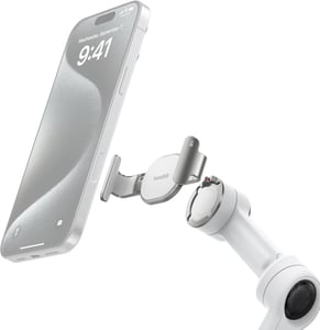 Insta360 3825 Mobilhållare, vit aluminium, 1 st. Flow 2-serien