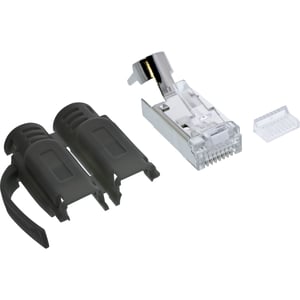 InLine 76016S wtyczka Cat.6A RJ45 Czarny