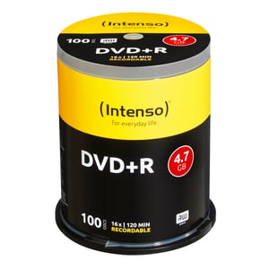 Intenso 4111156 4.7 GB DVD+R discs, 100-pack