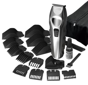 Wahl 09888-1316 skäggtrimmer, nät-/batteridriven, 12, 2,5 cm, svart, rostfritt stål