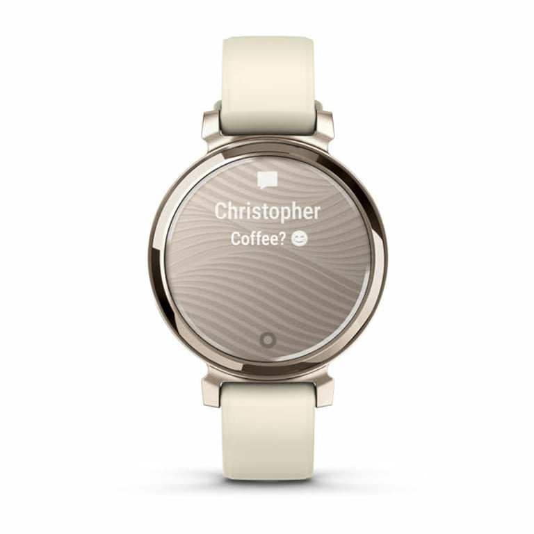фото Смарт-годинник Garmin Lily 2 Cream Gold with Coconut Silicone Band (010-02839-00/20)