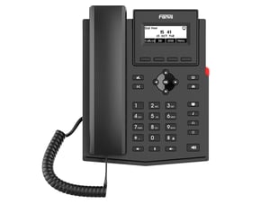 Fanvil X301P telefon VoIP Czarny 2 linii LCD