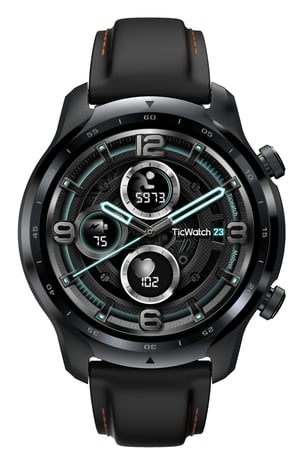 Mobvoi Ticwatch Pro 3 GPS Black Shadow 3,56 cm (1.4") AMOLED Cyfrowy 454 x 454 px Czarny Wi-Fi