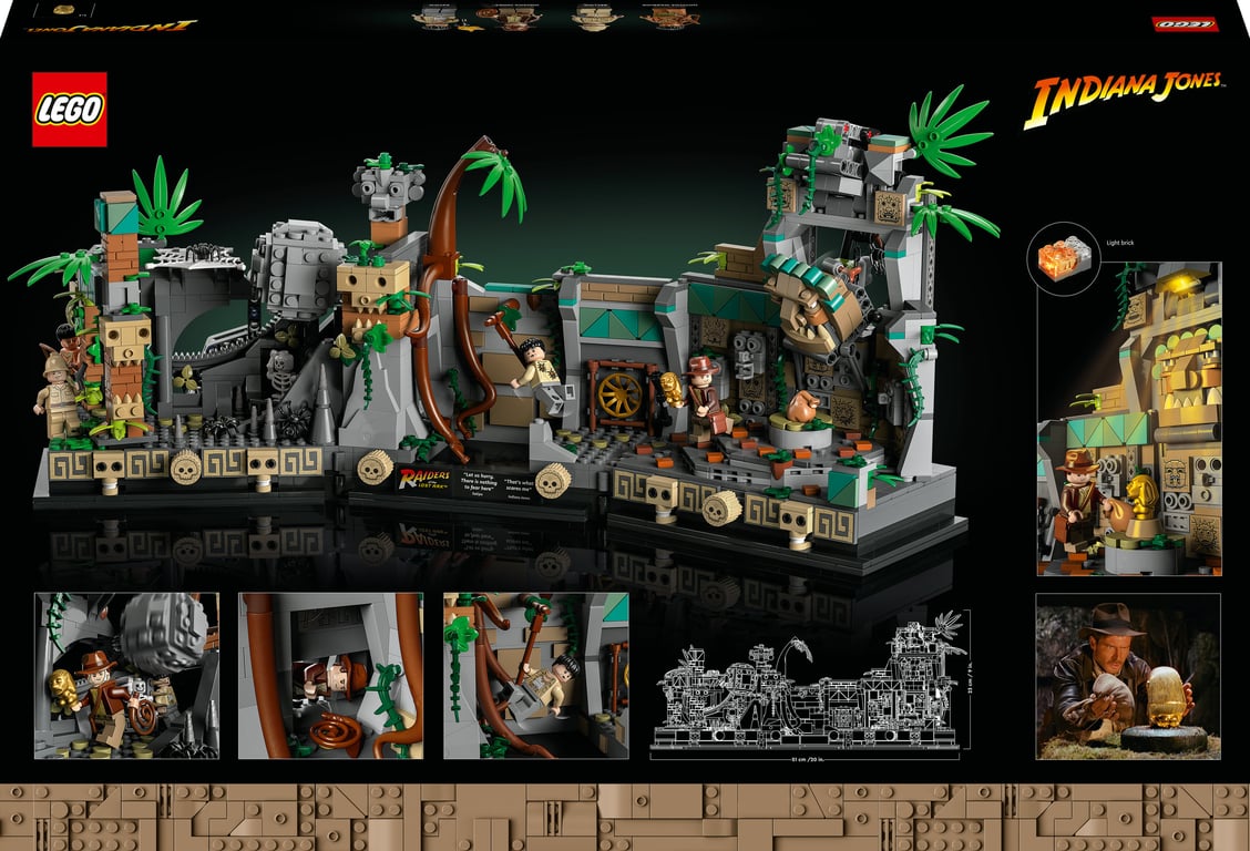 фото Блоковий конструктор LEGO Indiana Jones Храм Золотого Ідола (77015)
