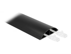 DeLOCK Korytko kablowe 119 x 26 mm - długość 1 m czarna