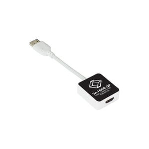 Black Box VA-HDMI-DP adapter kablowy HDMI Typu A (Standard) DisplayPort Czarny, Biały