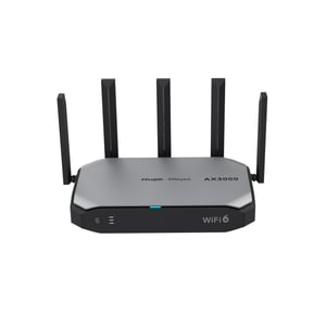 Ruijie Networks RG-EG105GW-X router bezprzewodowy Gigabit Ethernet Dual-band (2.4 GHz/5 GHz) Czarny, Szary