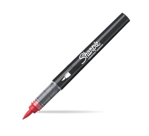 Sharpie 2218113 marker 1 szt. Końcówka pędzlowa Czerwony